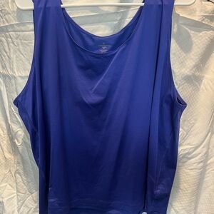 Worthington Women's Scoop Neck Tank Top - Cobalt Blue
